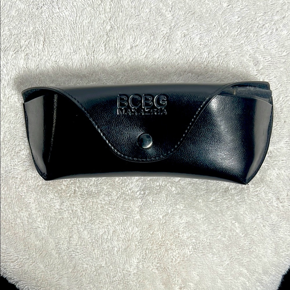BCBG Soft Eye Glasses Case - Black